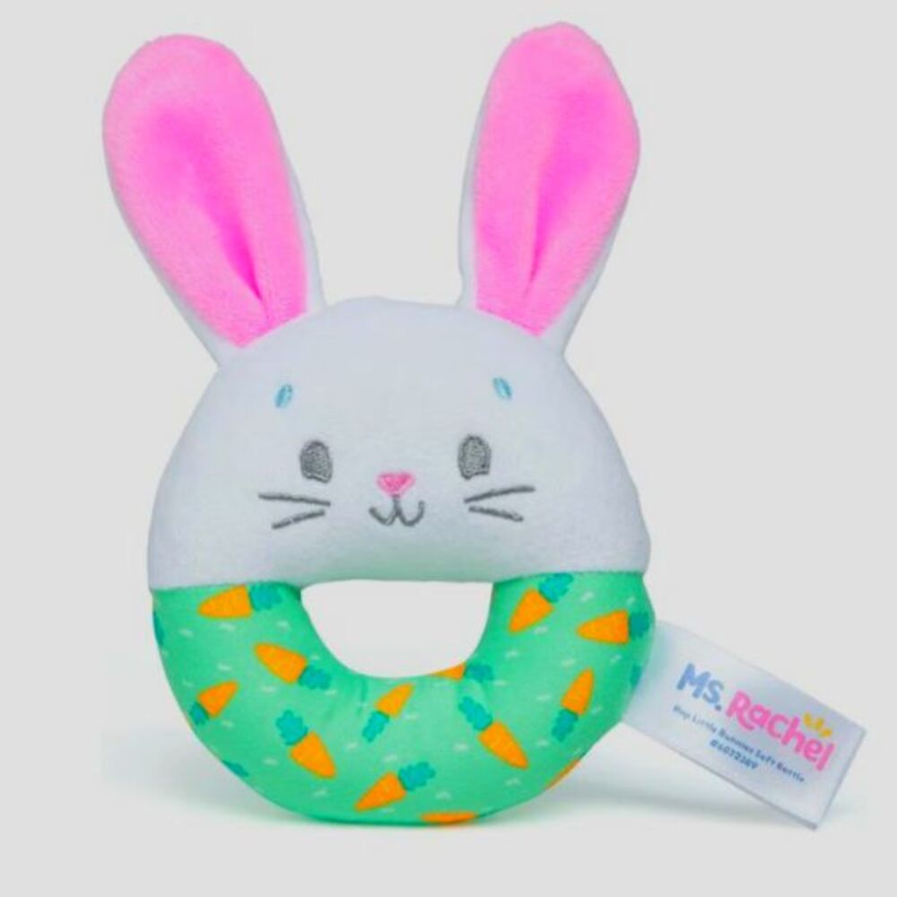 Ms. Rachel Hop Little Bunnies Soft Rattle - Picture 5 of 5
